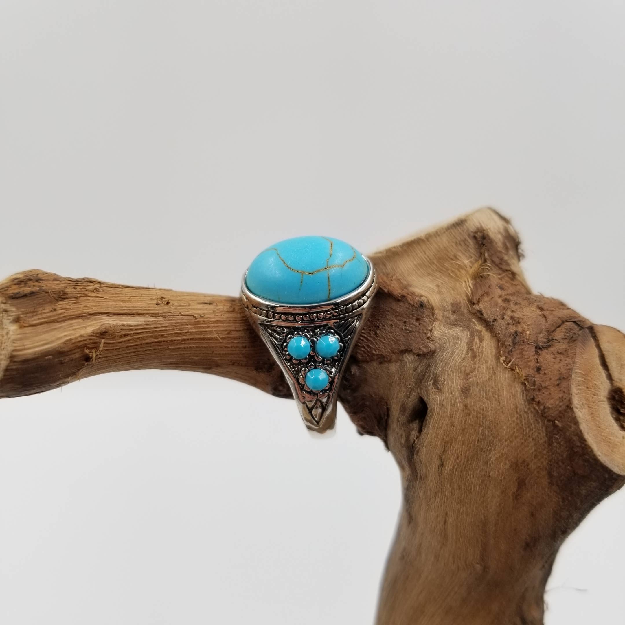 Vintage Medieval Turquoise Ring