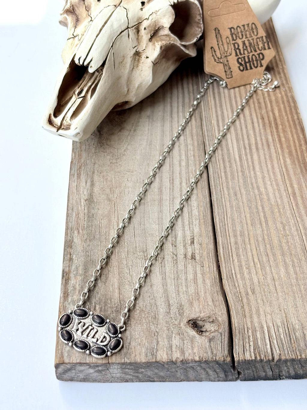 Western WILD Stone Pendant Necklace