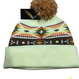 Southwest Design Beanie - Yellow | Nativo Winter Hat