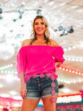 Sparks Fly Puff Sleeved Top