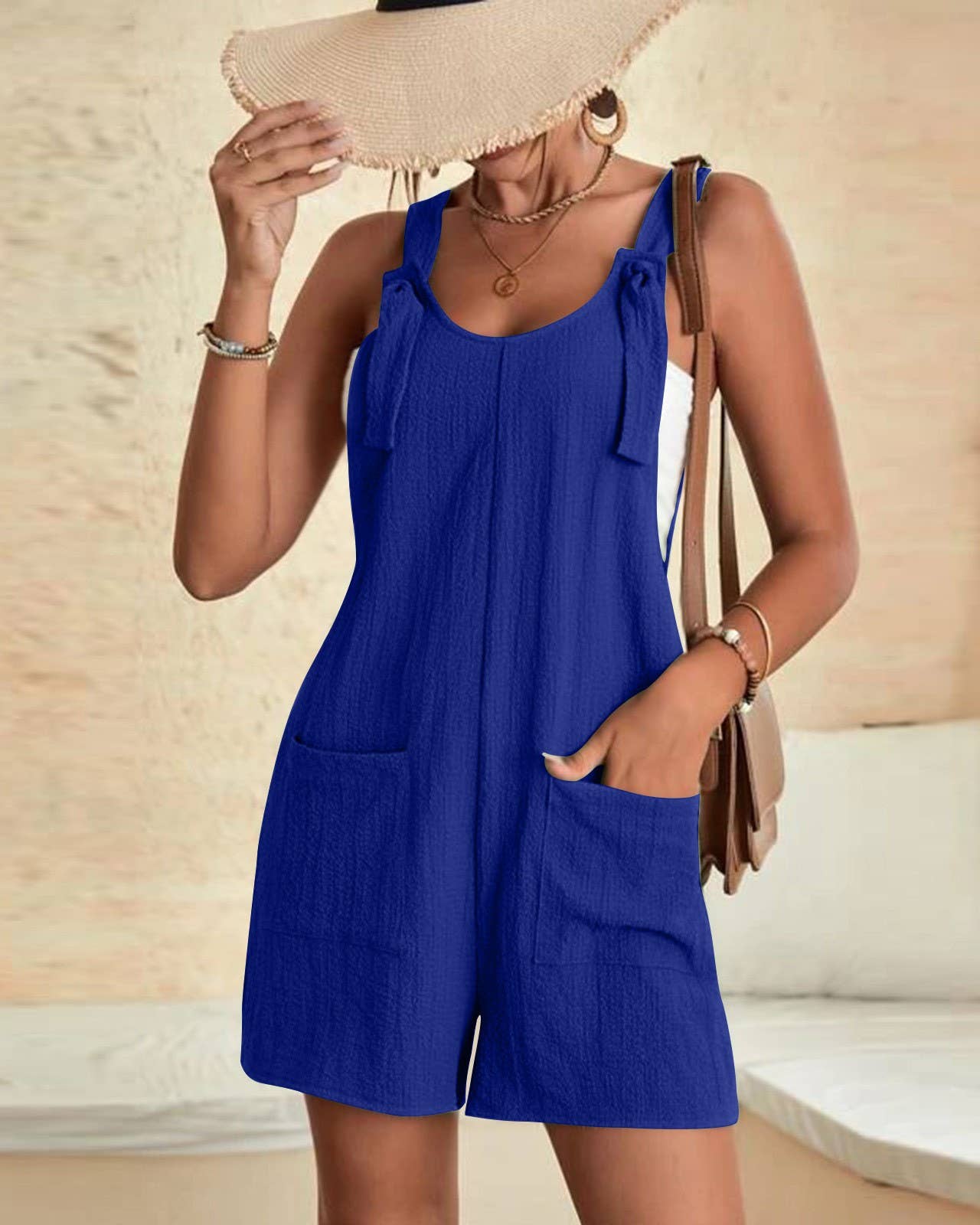 Effortless Fashion Suspender Rompers