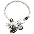 Mom Heart Flower Angelic Bracelet