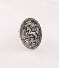 Horse Oval Shape Ring