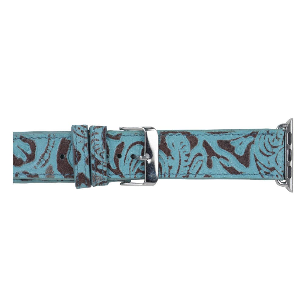 Fister Turquoise Leather Watch Band – Southwestern Premium Strap for Everyday Wear