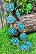 TURQUOISE CONCHO BELT.