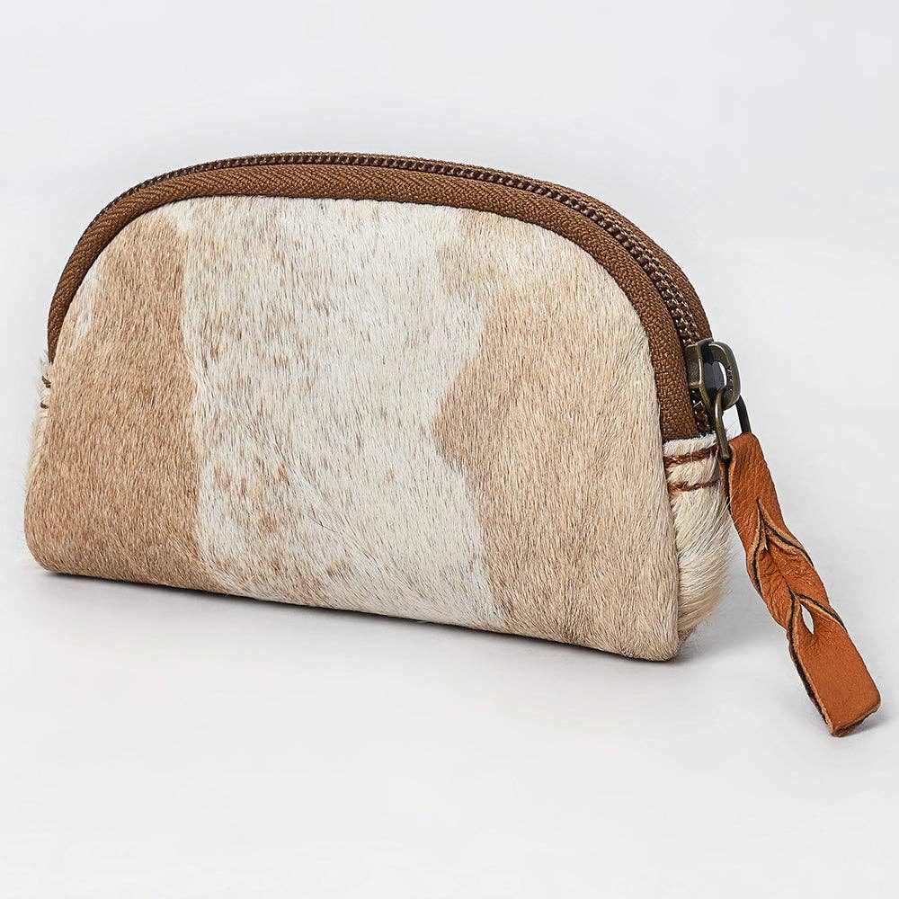 Coin Purse Hair On Genuine Western Leather Women Bag