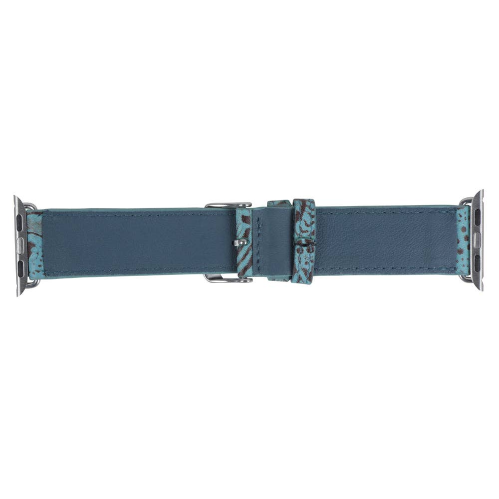 Fister Turquoise Leather Watch Band – Southwestern Premium Strap for Everyday Wear
