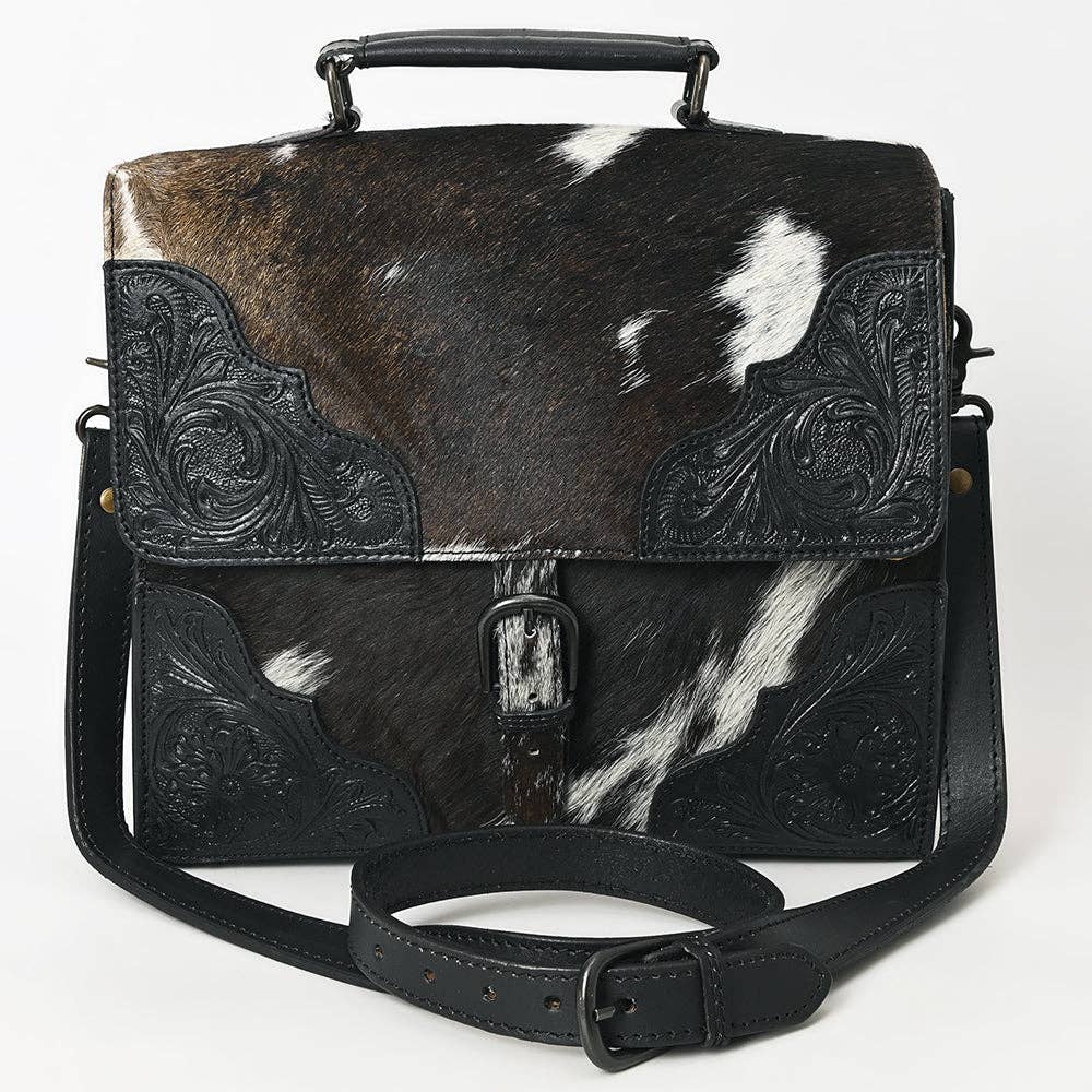Briefcase Genuine Western Leather Women Bag