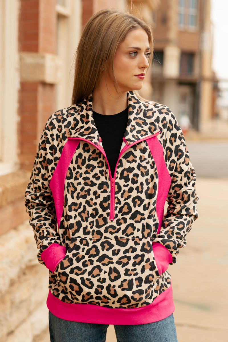 Hotshot Cowgirl Pullover - PINK