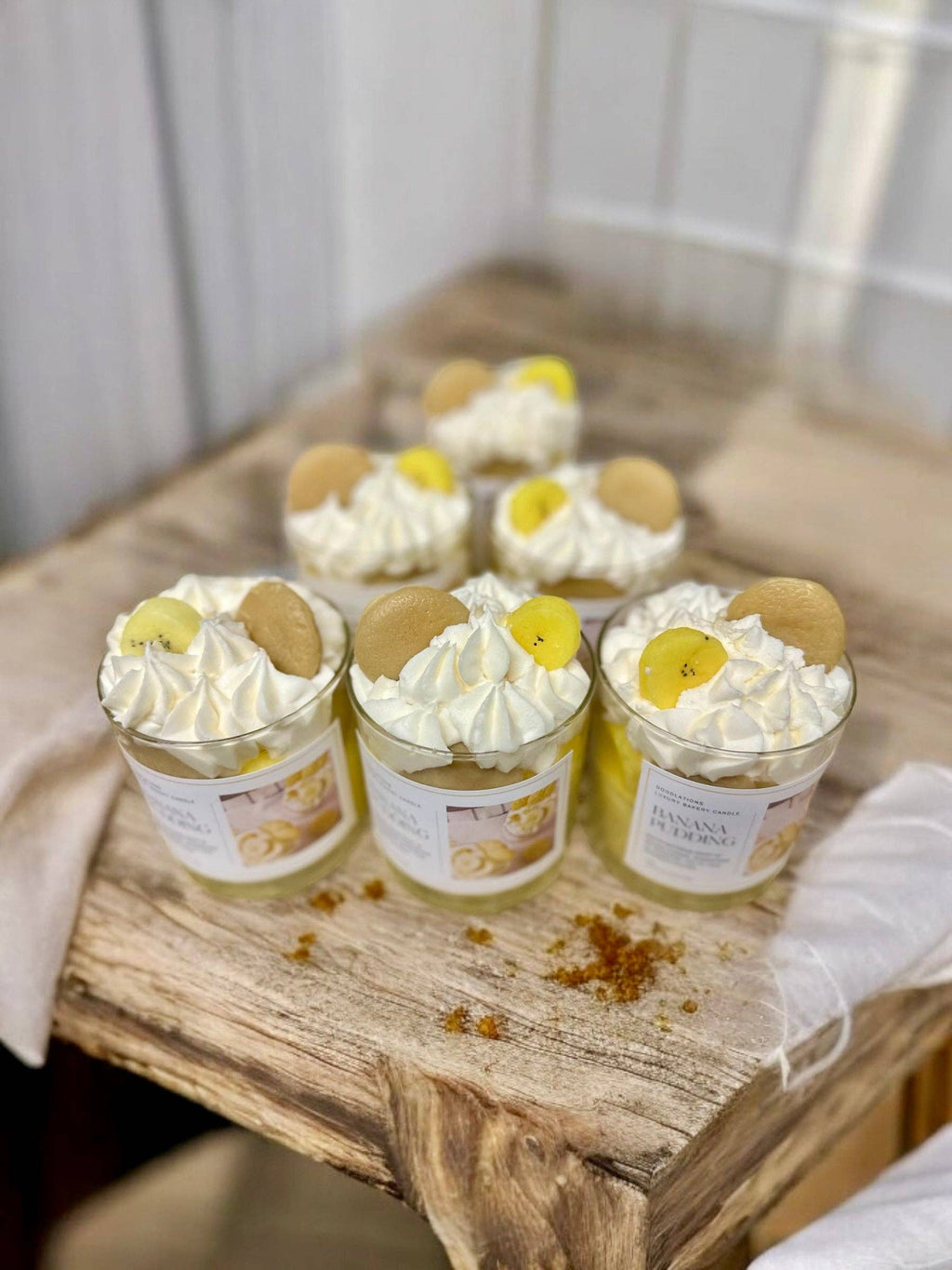 Banana Pudding Luxury Bakery Candle