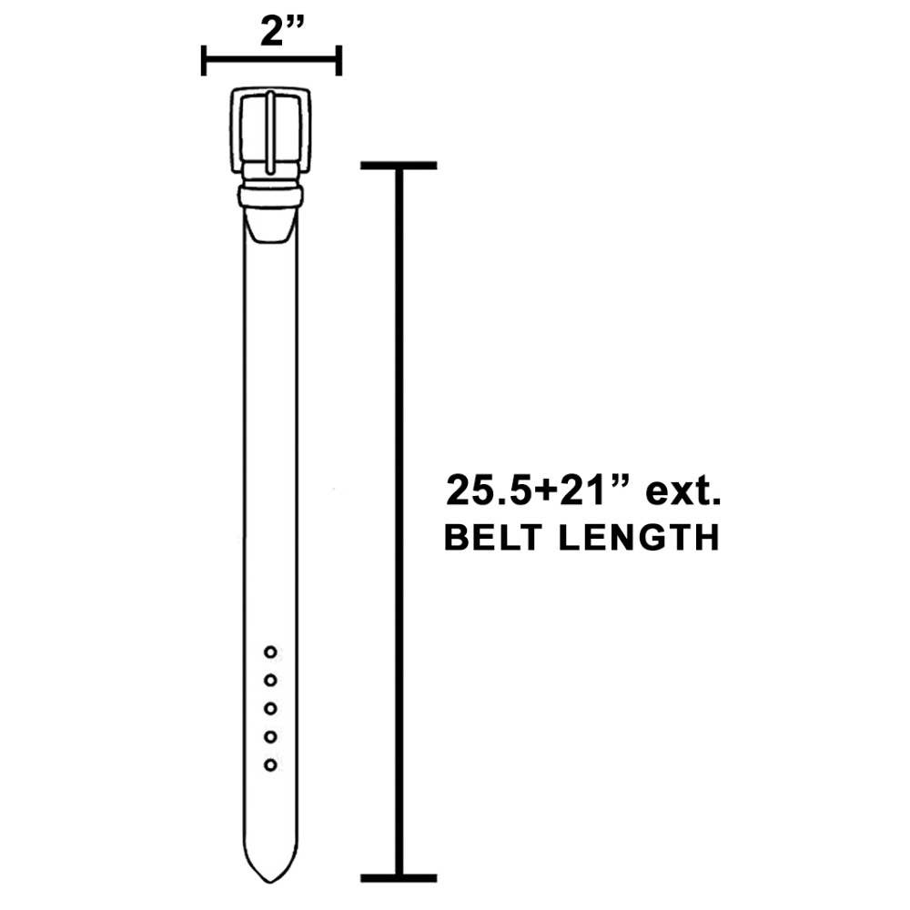 Abstract Oval Western Turquoise Concho Chain Belt