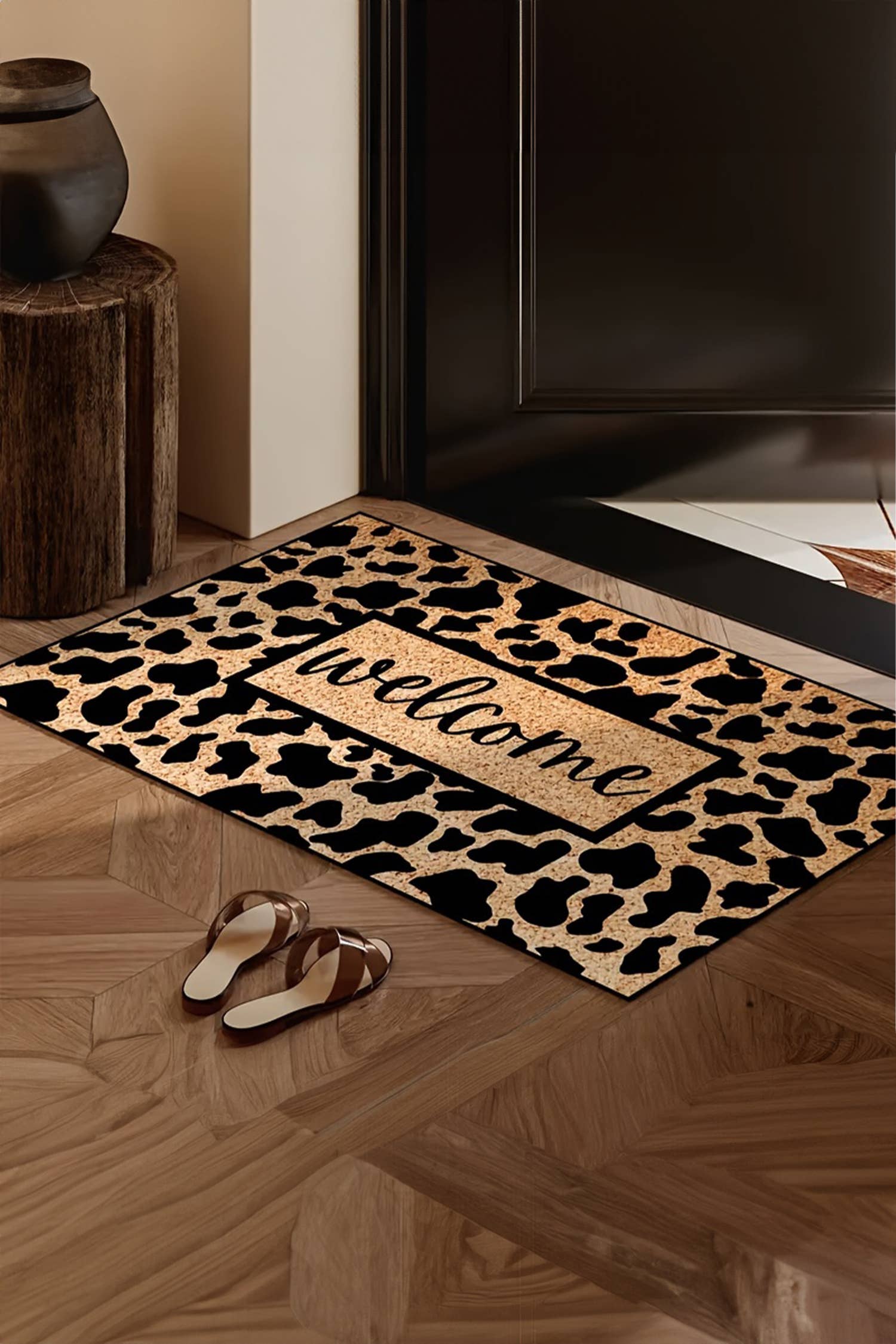 Western Stylish Animal Print Welcome Doormat