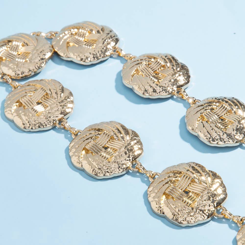 Wire Knot Link Chain Belt