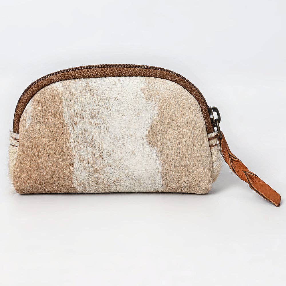 Coin Purse Hair On Genuine Western Leather Women Bag