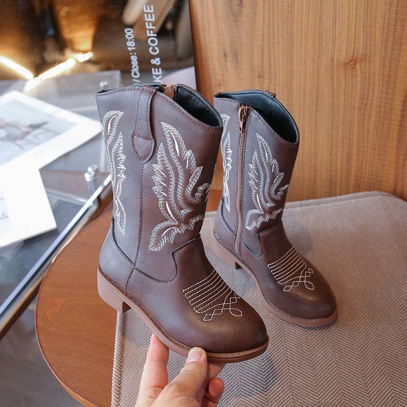 Fall Glitter Sparkling Western Girl Boots