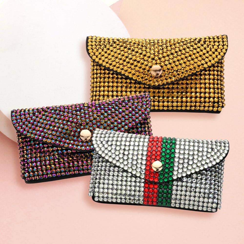 Bling Envelope Belt Bag / Crossbody Bag