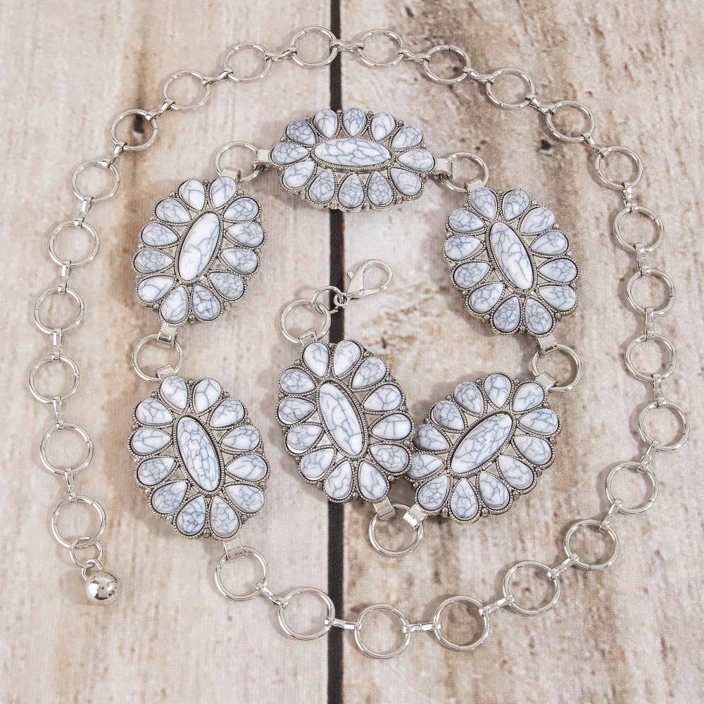 Blossom Cluster Chain Belt
