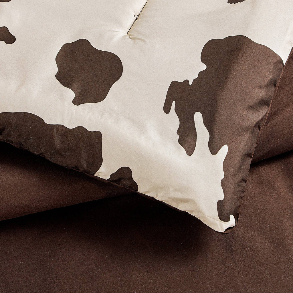 Reversible Rustic Cowhide - 7 Comforter Set