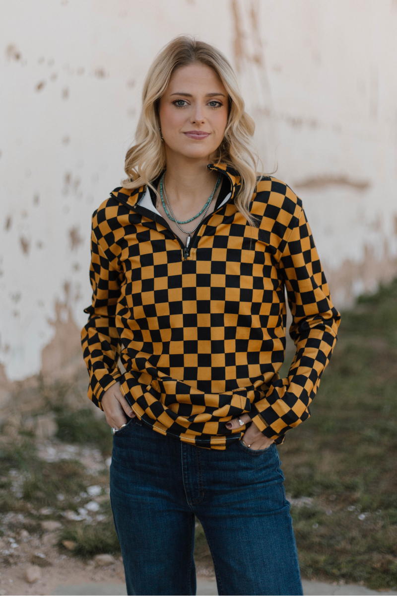 Pep Rally Pullover- Gold