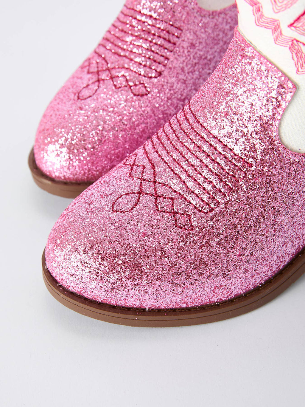 Fall Glitter Sparkling Western Girl Boots