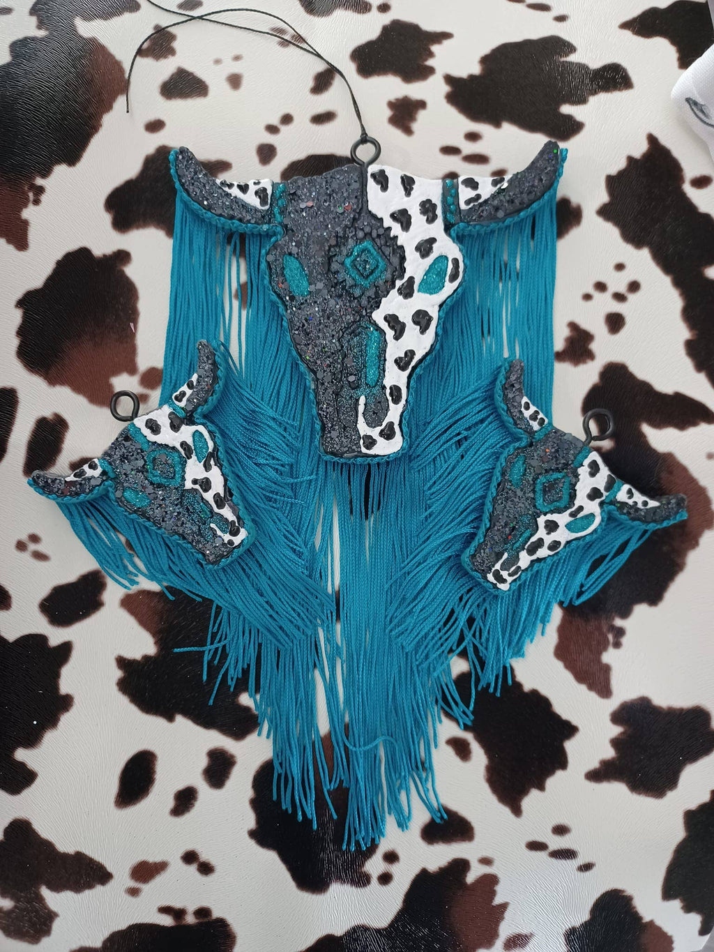 Teal and Black Bull Freshie
