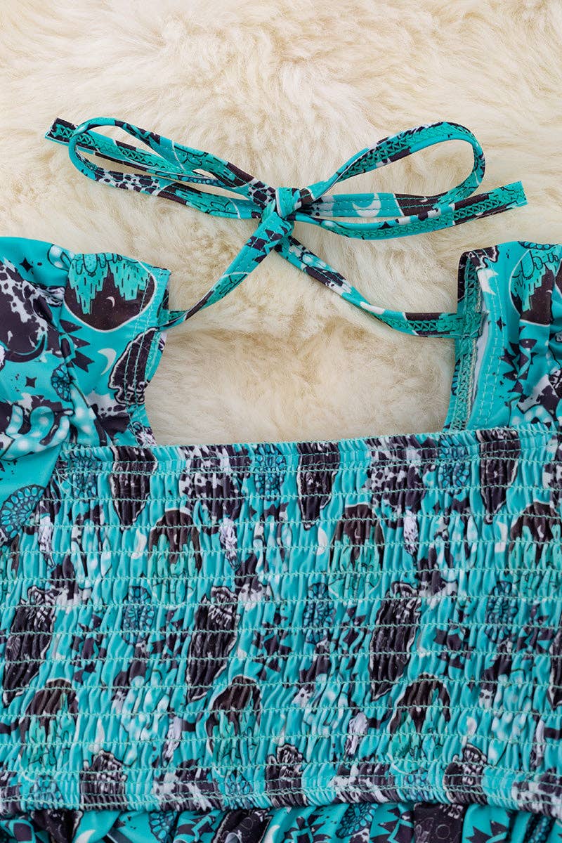 Old west Smocked swim set.