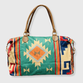Aztec Green Weekender Bag