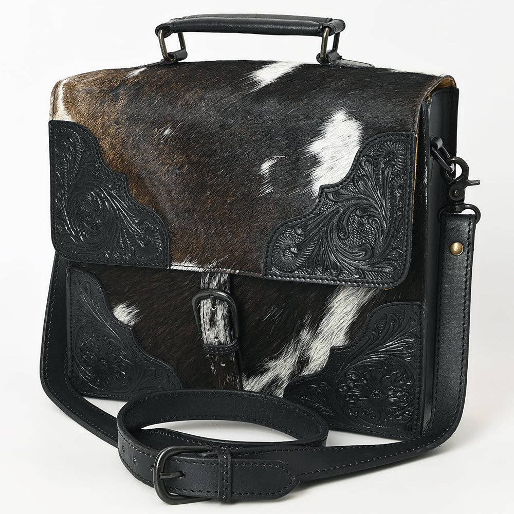Briefcase Genuine Western Leather Women Bag
