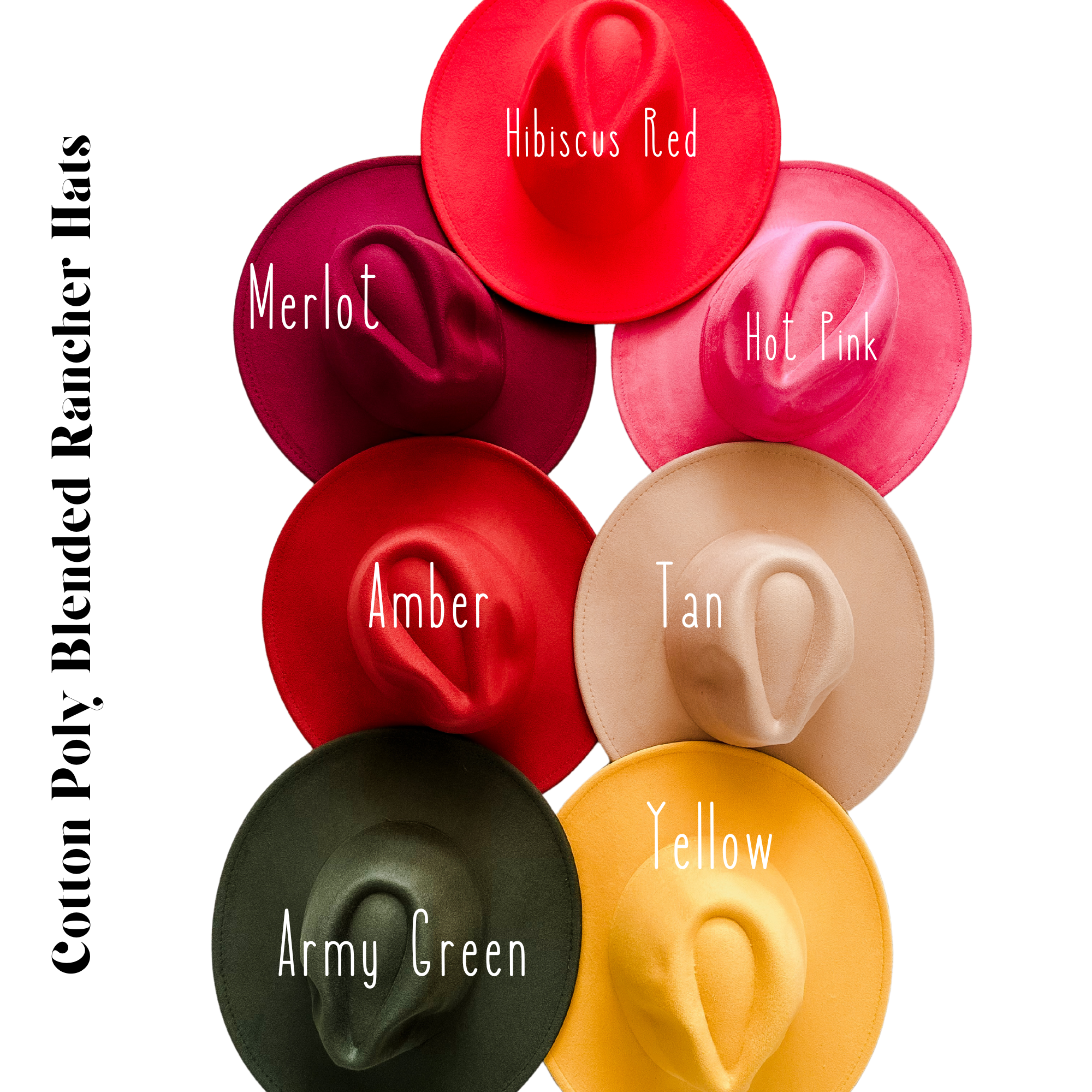 Wild Flowers Wild Horses Burned Hat Cowboy Western Hat