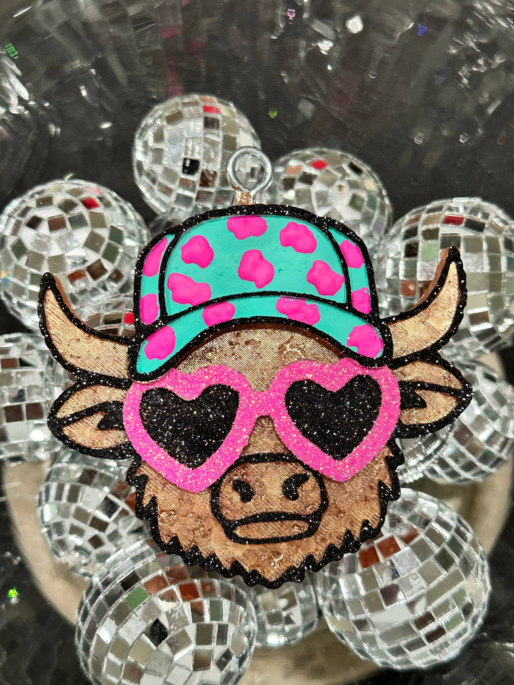 Country Highland Cow Car Freshie