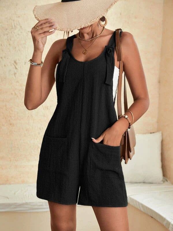 Effortless Fashion Suspender Rompers