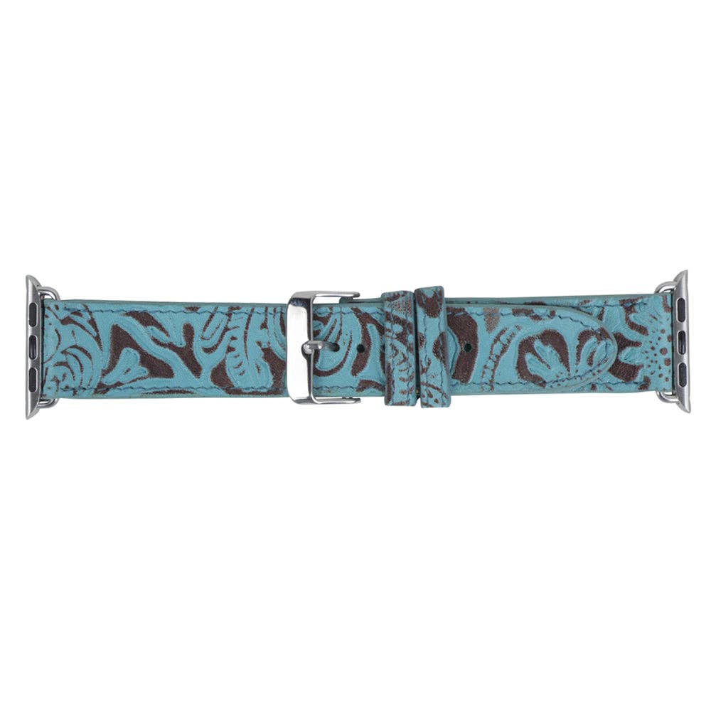 Fister Turquoise Leather Watch Band – Southwestern Premium Strap for Everyday Wear