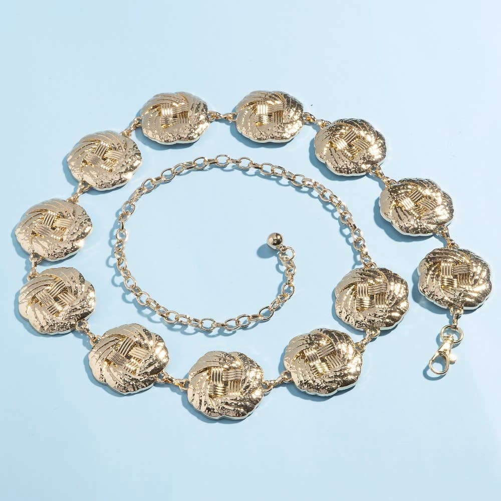 Wire Knot Link Chain Belt