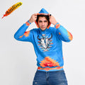 Buffalo Turquoise Hoodie - Western Sweatshirt