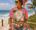 🌴🩷 Good Times & Tan Lines Trendy Graphic Tee 🩷☀️