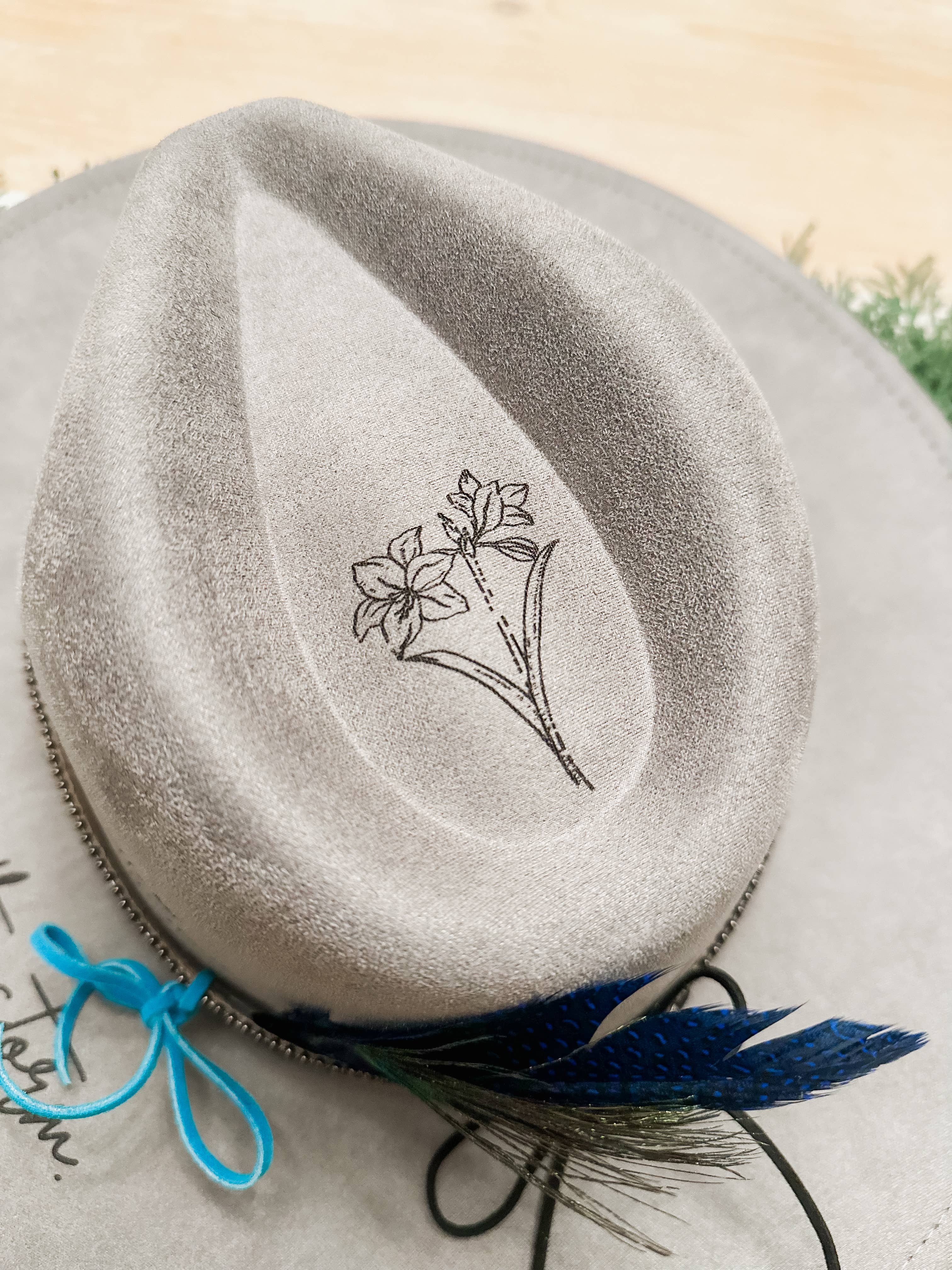 I am The Storm Burned Hat Western Hat Rancher Cowboy