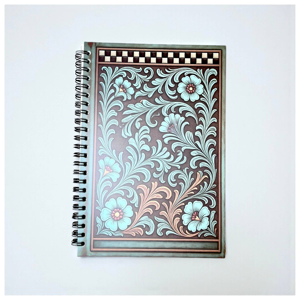 Western Notebook Rustic Blossom - Floral Journal 8.5x6
