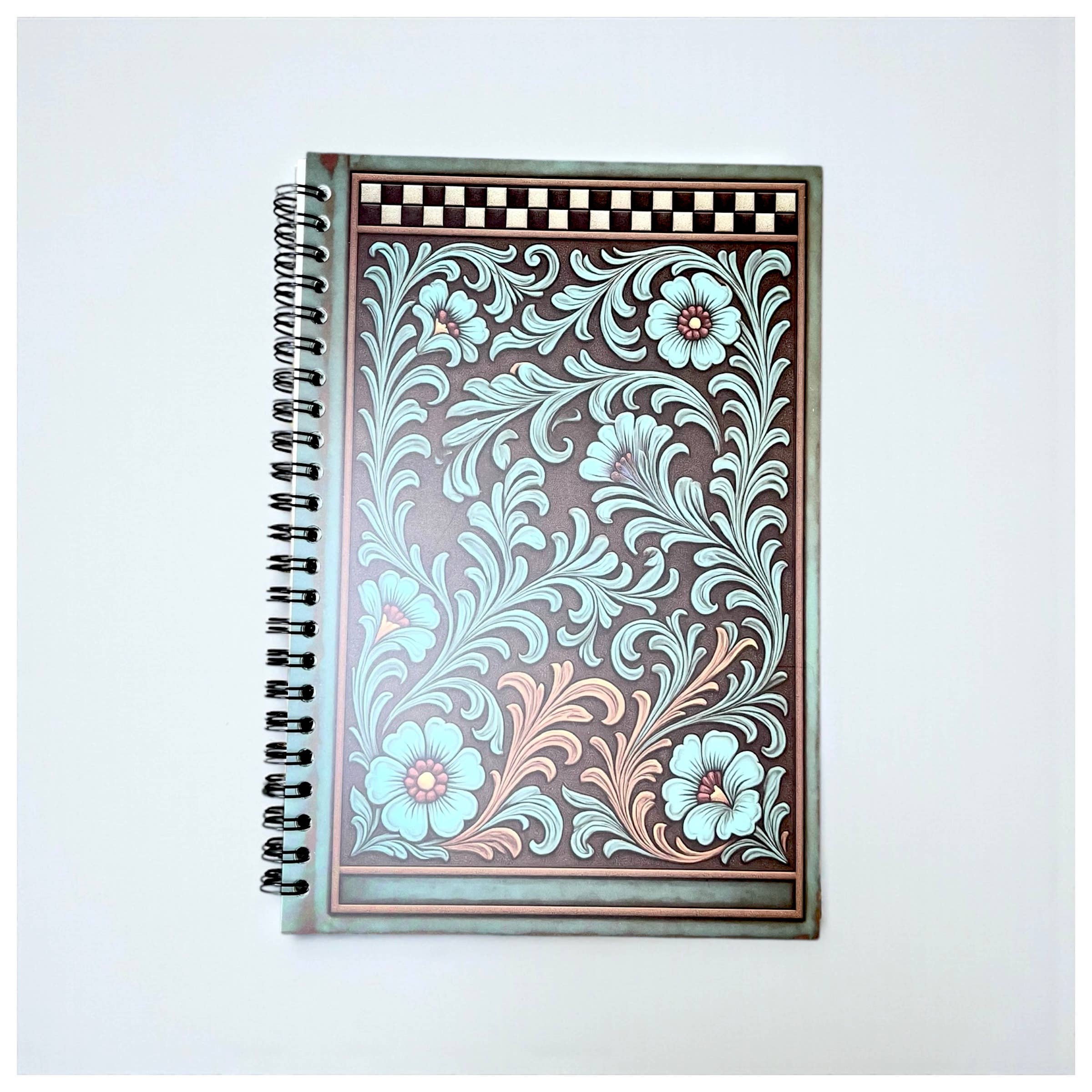 Western Notebook Rustic Blossom - Floral Journal 8.5x6