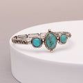 Western Cabochon Stones Stretch Bracelet