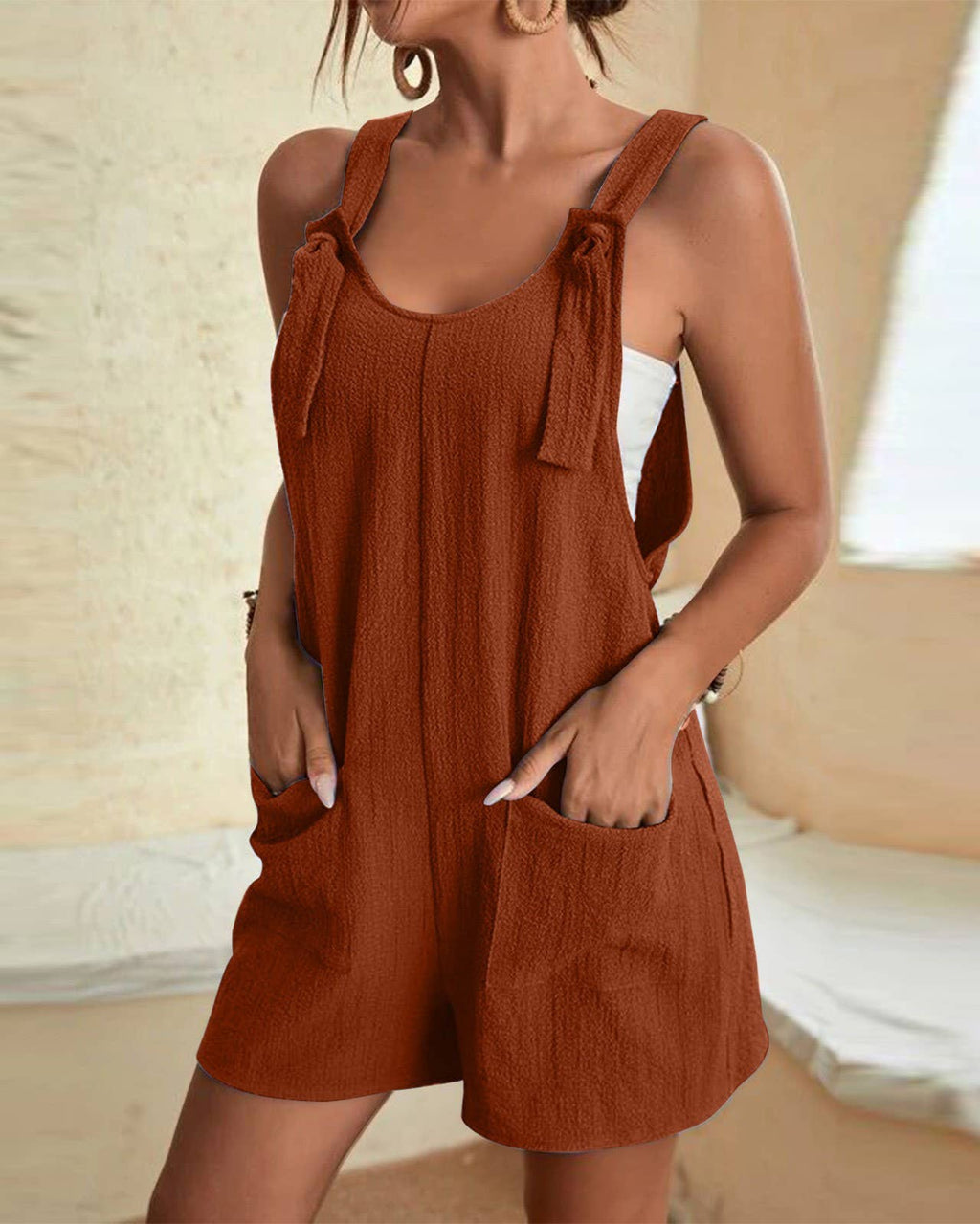 Effortless Fashion Suspender Rompers