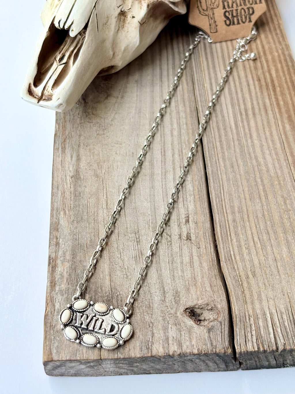 Western WILD Stone Pendant Necklace