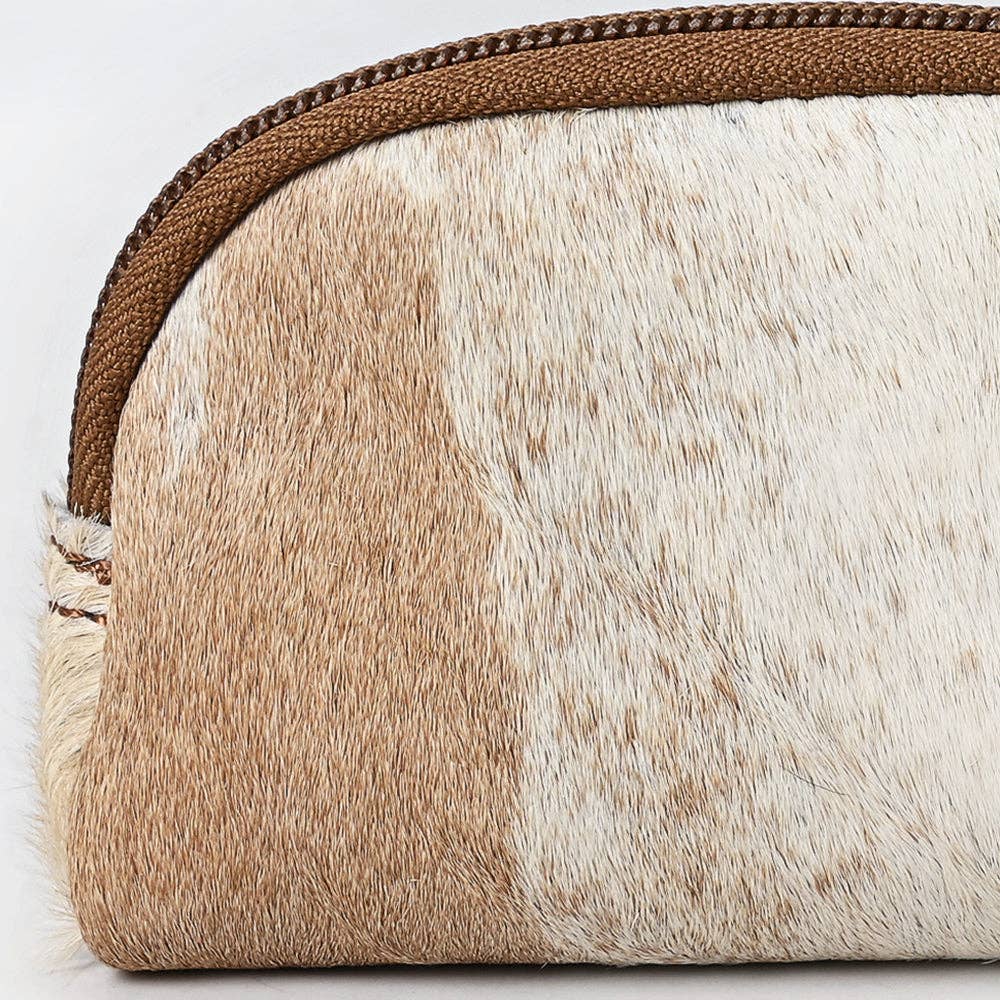 Coin Purse Hair On Genuine Western Leather Women Bag