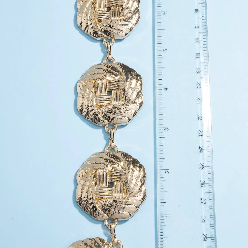 Wire Knot Link Chain Belt