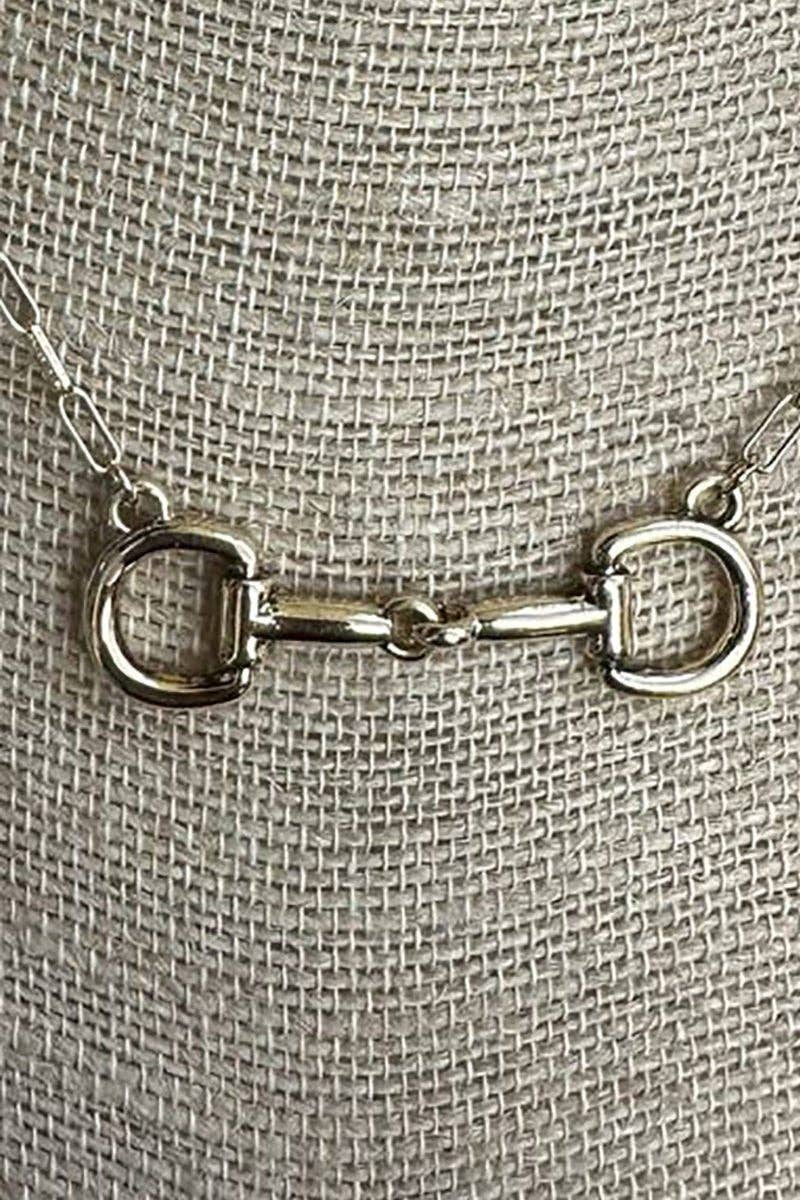 Bridle Line Goldtone Necklace