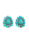 WESTERN CONCHO POST EARRINGS
