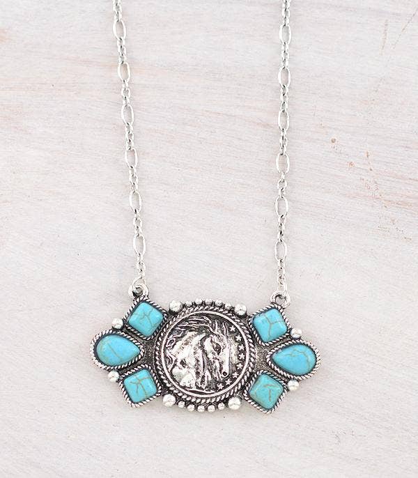 Horse Concho Necklace