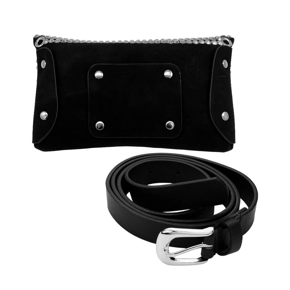 Bling Envelope Belt Bag / Crossbody Bag