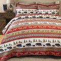 Cabin & Lodge Stripe Quilt Set