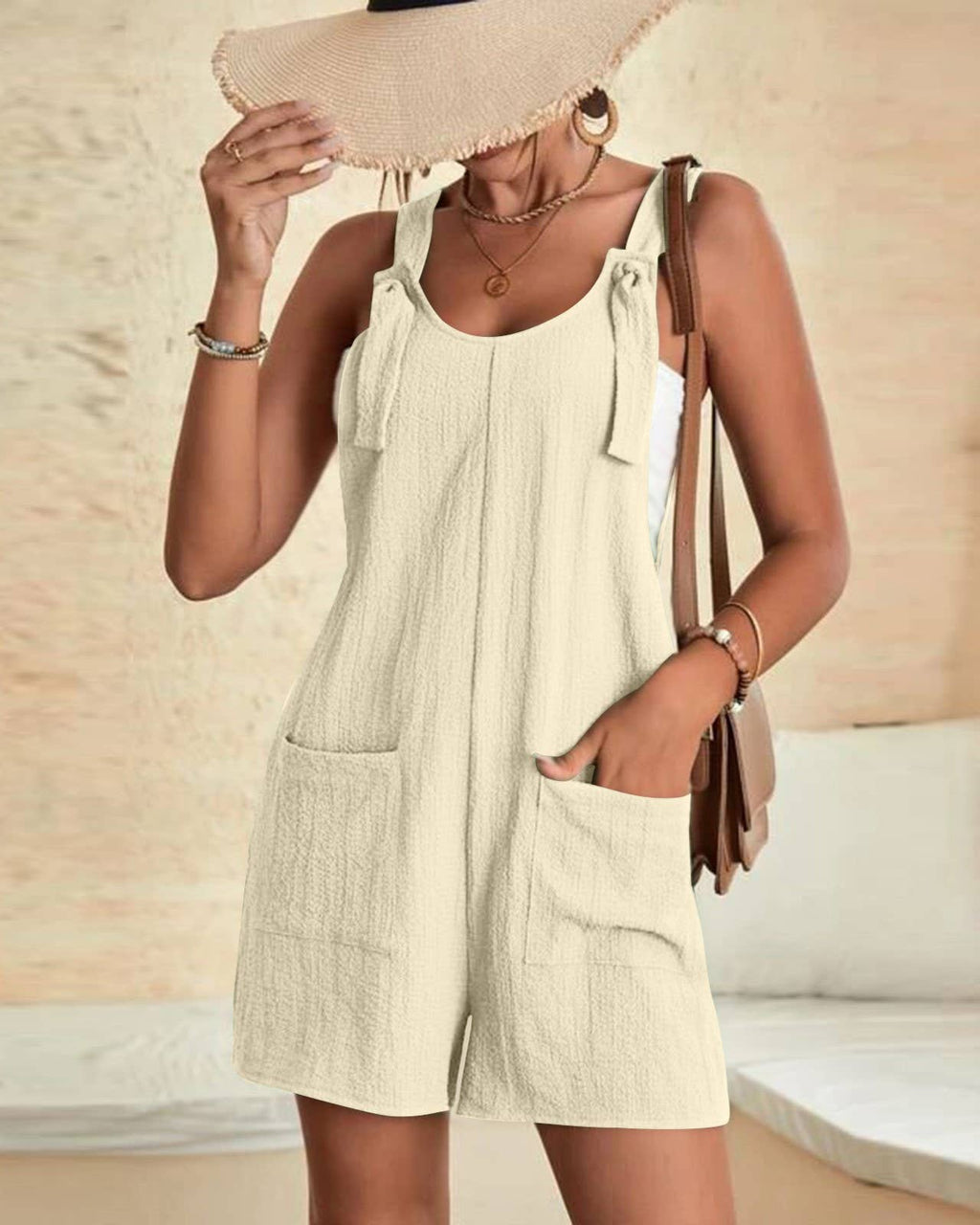 Effortless Fashion Suspender Rompers