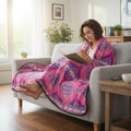 Pink Throw